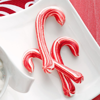 Meringue Candy Canes Recipe: How to Make It image