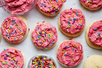 Soft Sugar Cookies With Raspberry Frosting Recipe - NYT ... image