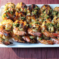 Chef John's Grilled Garlic and Herb Shrimp | Allrecipes image