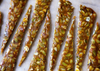 Pumpkin Seed Brittle with Vanilla Bean and Cayenne Pepper ... image