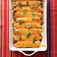 Chicken Verde Enchiladas Recipe | MyRecipes image
