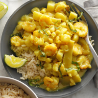 Curry Shrimp and Rice Recipe: How to Make It image