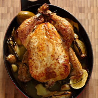 Ginger-Roasted Chicken Recipe - Grace Parisi | Food & Wine image