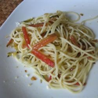 Chard Stalks and Garlic Scape Pasta Recipe | Allrecipes image
