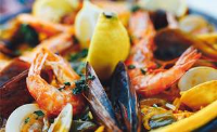 Seafood Paella Recipe | Paella Dinner Box Recipes - Fulton ... image