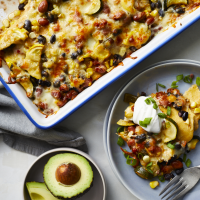 Vegetarian Enchilada Casserole Recipe | EatingWell image
