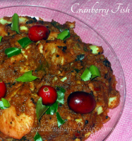 Cranberry Fish | Simple Indian Recipes image