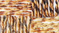 CHEESE STRAWS USING PUFF PASTRY RECIPES
