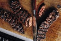 Grilled Marinated Sirloin Flap Steaks Recipe | Epicurious image