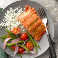 Salmon with Brown Sugar Glaze Recipe: How to Make It image