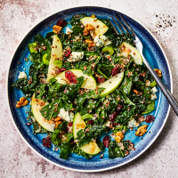Kale & Quinoa Salad with Cranberries Recipe | EatingWell image