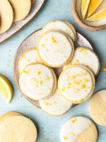 Lemon Shortbread Cookies with Lemon Icing | Just A Pinch ... image