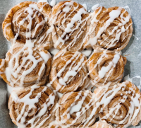 Puff pastry cinnamon rolls recipe | BBC Good Food image