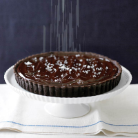 Salted Chocolate Tart Recipe | MyRecipes image
