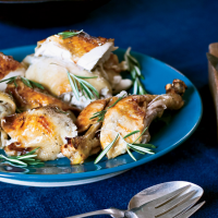 Roast Chicken with Tangerines Recipe - Eugenia Bone | Food ... image