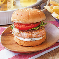 Shrimp Burger Recipe | MyRecipes image