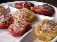 Garlic Grilled Tomatoes Recipe - Food.com image