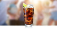 Malibu Black & Cola Recipe - Malibu Rum Drinks image