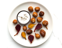 Deep-Fried Beets with Horseradish Dip Recipe | Bon Appétit image