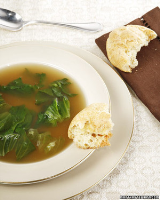 My Mother's Chicken Escarole Soup Recipe | Martha Stewart image