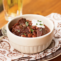 Ancho, Beef, and Kidney Bean Chili Recipe | MyRecipes image