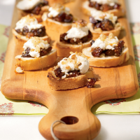 Fig and Goat Cheese Bruschetta Recipe | MyRecipes image