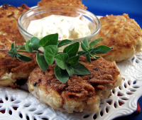 Fish Cakes With Herbed Sauce (German) Recipe - Food.com image