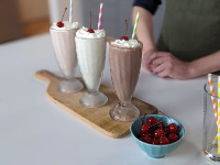 Malted Chocolate Milkshake Recipe | Food Network image