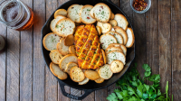 Smoked Cream Cheese With Hot Honey Drizzle | Lodge Cast Iron image