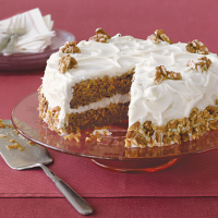 Apple Spice Cake with Cream Cheese Frosting Recipe | MyRecipes image