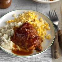 Saucy Chicken Thighs Recipe: How to Make It image