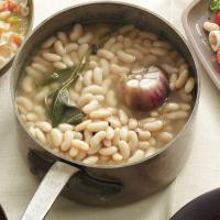 Cannellini Beans with Garlic and Sage Recipe | Epicurious image