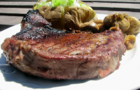 Grilled Rib Eye Steaks Recipe - Food.com image