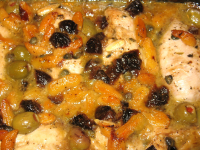Mediterranean Chicken With Dried Apricots & Prunes Recipe ... image