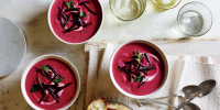 Beet, Ginger, and Coconut Milk Soup Recipe | Epicurious image