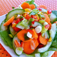 Cucumber-Carrot Salad Recipe | Allrecipes image