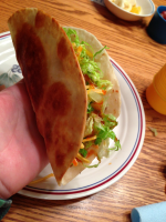 How to make crispy fresh tacos using flour tortillas - B+C ... image