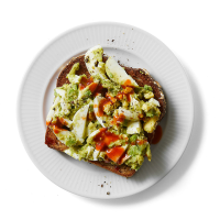 Egg Salad Avocado Toast Recipe | EatingWell image