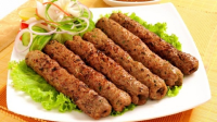 Beef Seekh Kabab Recipe By Chef Fauzia | Barbeque Recipes ... image