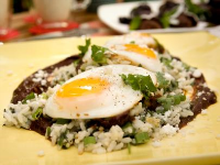 Poached Eggs in Mole with Creamy Green Rice : Recipes ... image