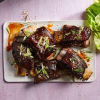 Sweet & Spicy Soy-Braised Short Ribs Recipe | EatingWell image