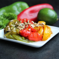 Roasted Bell Peppers with Sunflower Seeds Recipe | Allrecipes image
