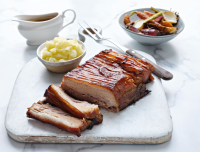 Cider Braised Pork Belly with Apple Sauce - Bord Bia image