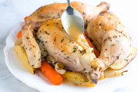 Roasted Rosemary Butterflied Chicken with Vegetables image