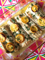 Baked Lemon Garlic Butter Tilapia/White Fish – Melanie Cooks image
