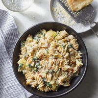 Spinach & Artichoke Dip Pasta Recipe | EatingWell image