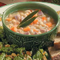White Bean 'n' Ham Soup Recipe: How to Make It image