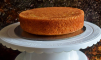 Eggless Vanilla Cake recipe without condensed milk image