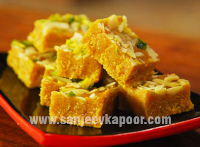 How to make Mohanthal, recipe by MasterChef Sanjeev Kapoor image