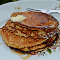 Apple Cinnamon Pancakes Recipe | Allrecipes image
